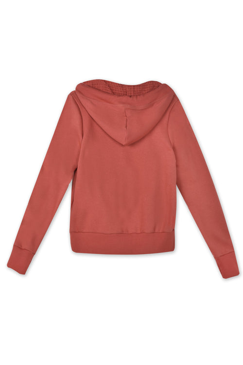 Women Bdtk hooded zip sweater