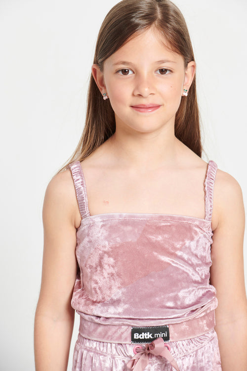 Kids’ "SHINE" crop top for girls