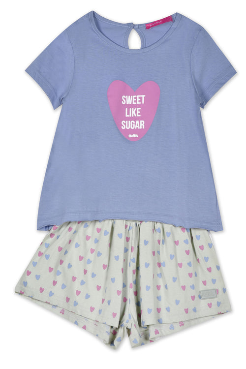 Baby t-shirt and shorts set for girls