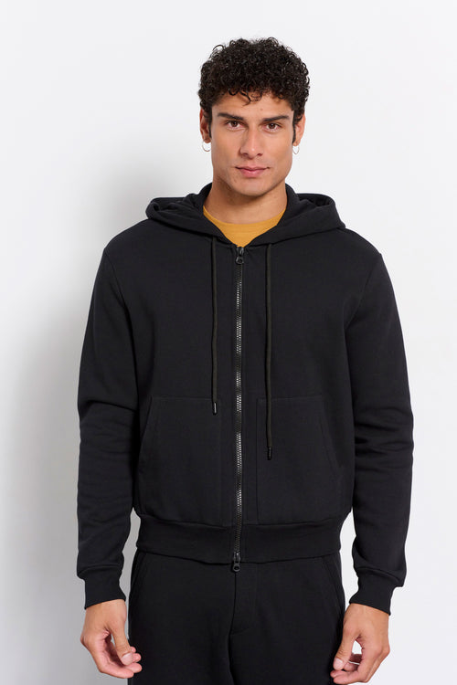 Men Bdtk hooded zip sweater