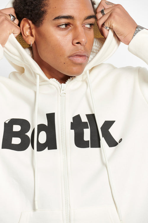 Men Bdtk hooded zip sweater