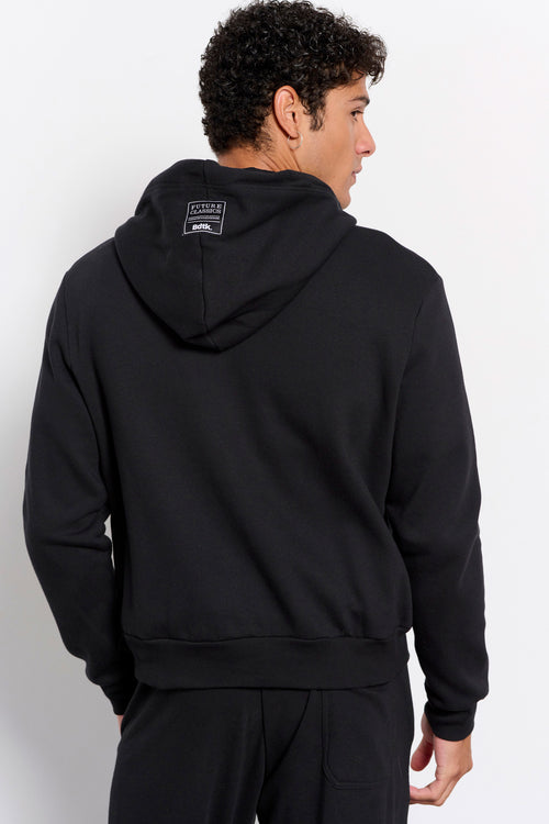 Men Bdtk hooded zip sweater