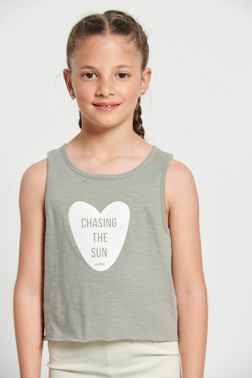 Kids’ BDTK sleeveless crop top for girls