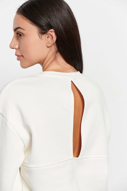 Women shirt with open back `Lessismore`