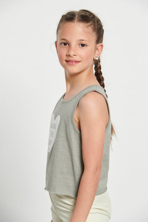 Kids’ BDTK sleeveless crop top for girls