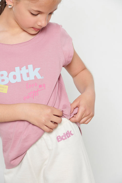 Kids’ BDTK high-waisted 7/8 sweatpants for girls