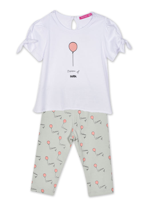 Baby t-shirt and leggings set for girls