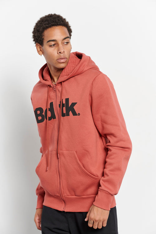 Men Bdtk hooded zip sweater