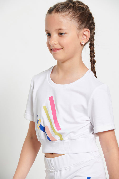 Kids’ "KINESIO” crop top for girls