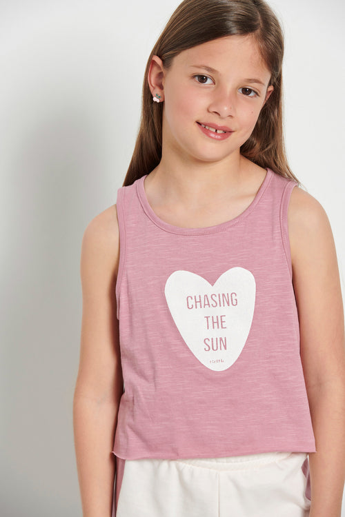 Kids’ BDTK sleeveless crop top for girls