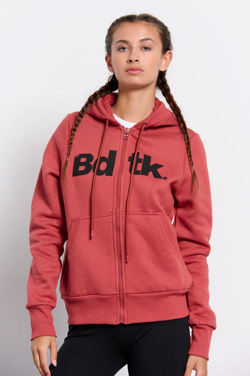 Women Bdtk hooded zip sweater