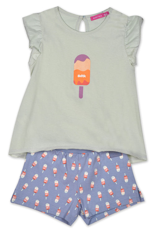 Baby t-shirt and shorts set for girls