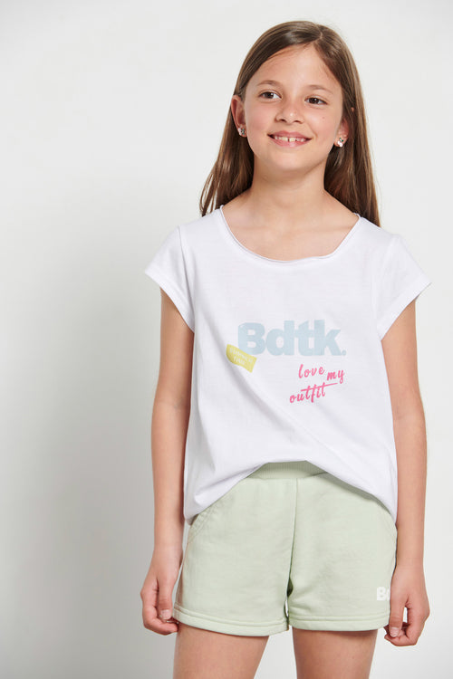 Kids’ BDTK high-waisted 7/8 sweatpants for girls