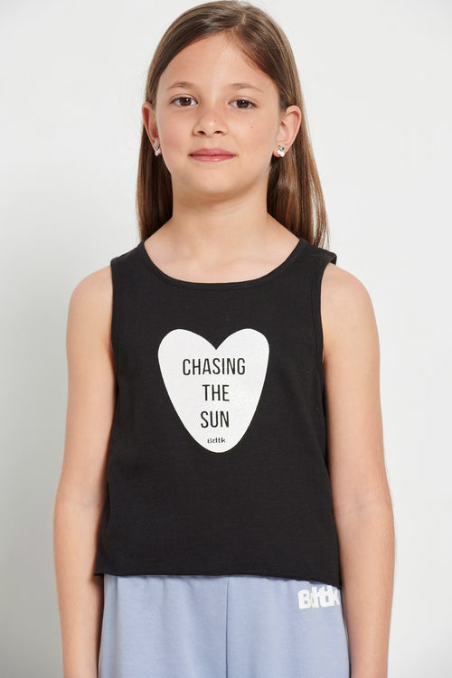 Kids’ BDTK sleeveless crop top for girls